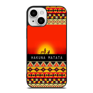 HAKUNA MATATA LION KING AZTEC 1 iPhone 13 Mini Case Cover HAKUNA MATATA LION KING AZTEC 1 iPhone 13 Mini Case Cover