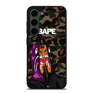 BAPE CAMO SHARK 2 Samsung Galaxy S23 Plus Case Cover BAPE CAMO SHARK 2 Samsung Galaxy S23 Plus Case Cover