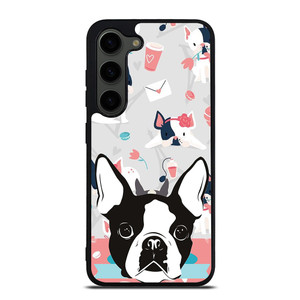 BOSTON TERRIER DOG 3 Samsung Galaxy S23 Plus Case Cover