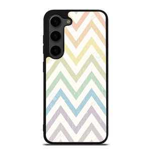 CHEVRON PATTERN RAINBOW COLOR Samsung Galaxy S23 Plus Case Cover