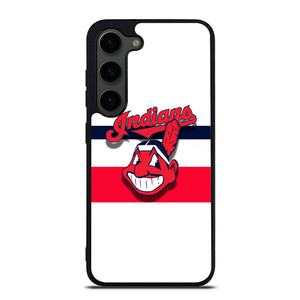 CLEVELAND INDIANS STRIPE LOGO Samsung Galaxy S23 Plus Case Cover CLEVELAND INDIANS STRIPE LOGO Samsung Galaxy S23 Plus Case Cover