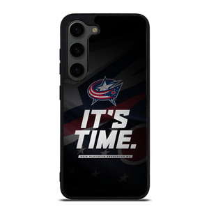 COLUMBUS BLUE JACKETS ITS TIME Samsung Galaxy S23 Plus Case Cover