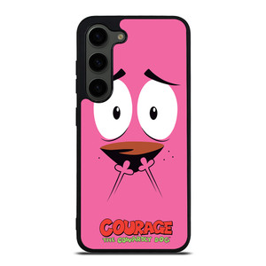 COURAGE THE COWARDLY DOG FACE Samsung Galaxy S23 Plus Case Cover