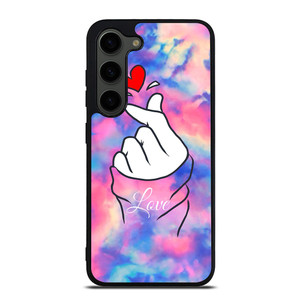 CUTE HEART FINGER MARBLE Samsung Galaxy S23 Plus Case Cover CUTE HEART FINGER MARBLE Samsung Galaxy S23 Plus Case Cover
