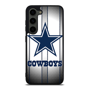 DALLAS COWBOYS SILVER METAL Samsung Galaxy S23 Plus Case Cover