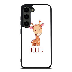 GIRAFFE HELLO Samsung Galaxy S23 Plus Case Cover GIRAFFE HELLO Samsung Galaxy S23 Plus Case Cover