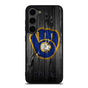 MILWAUKEE BREWERS WOODEN Samsung Galaxy S23 Plus Case Cover MILWAUKEE BREWERS WOODEN Samsung Galaxy S23 Plus Case Cover
