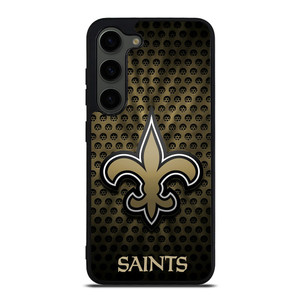 NEW ORLEANS SAINTS METAL Samsung Galaxy S23 Plus Case Cover NEW ORLEANS SAINTS METAL Samsung Galaxy S23 Plus Case Cover