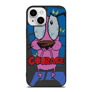 COURAGE THE COWARDLY DOG SCARED iPhone 13 Mini Case Cover COURAGE THE COWARDLY DOG SCARED iPhone 13 Mini Case Cover