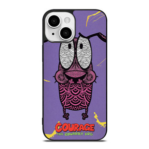 COURAGE THE COWARDLY DOG FEAR iPhone 13 Mini Case Cover COURAGE THE COWARDLY DOG FEAR iPhone 13 Mini Case Cover