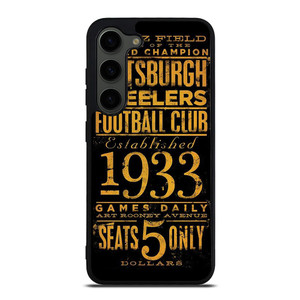 PITTSBURGH STEELERS 1933 FANS Samsung Galaxy S23 Plus Case Cover PITTSBURGH STEELERS 1933 FANS Samsung Galaxy S23 Plus Case Cover