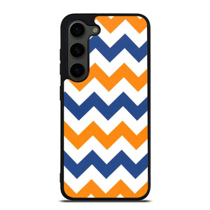 RILEY BLAKE ORANGE AND BLUE STRIPE Samsung Galaxy S23 Plus Case Cover RILEY BLAKE ORANGE AND BLUE STRIPE Samsung Galaxy S23 Plus Case Cover