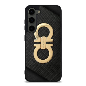 SALVATORE FERRAGAMO GOLD LOGO Samsung Galaxy S23 Plus Case Cover