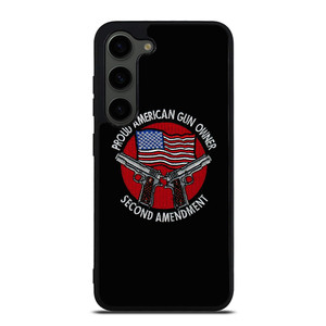 SECOND AMENDMENT AMERICAN GUN LOGO Samsung Galaxy S23 Plus Case Cover