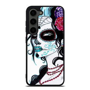 SUGAR SKULL LADY Samsung Galaxy S23 Plus Case Cover