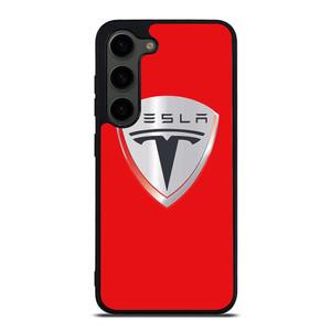 TESLA RED LOGO Samsung Galaxy S23 Plus Case Cover
