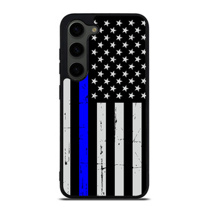 THIN BLUE LINE AMERICAN Samsung Galaxy S23 Plus Case Cover THIN BLUE LINE AMERICAN Samsung Galaxy S23 Plus Case Cover