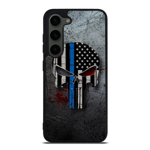 THIN BLUE LINE PUNISHER Samsung Galaxy S23 Plus Case Cover THIN BLUE LINE PUNISHER Samsung Galaxy S23 Plus Case Cover