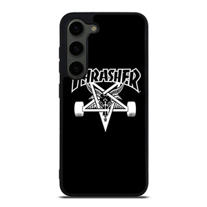 THRASER SKATEBOARD BLACK Samsung Galaxy S23 Plus Case Cover