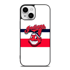 CLEVELAND INDIANS STRIPE LOGO iPhone 13 Mini Case Cover