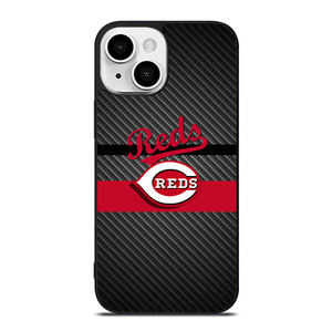 CINCINNATI REDS CARBON iPhone 13 Mini Case Cover