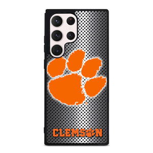 CLEMSON TIGERS METAL Samsung Galaxy S23 Ultra Case Cover