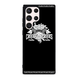 CROOKS AND CASTLES LOGO Samsung Galaxy S23 Ultra Case Cover