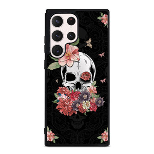 FLORAL SKULL Samsung Galaxy S23 Ultra Case Cover