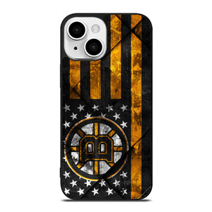 BOSTON BRUINS BLACK AND GOLD iPhone 13 Mini Case Cover