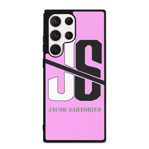JACOB SARTORIUS PINK LOGO Samsung Galaxy S23 Ultra Case Cover