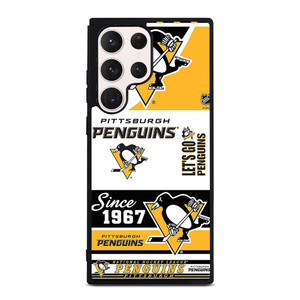 PITTSBURGH PENGUINS LOGO COLLAGE Samsung Galaxy S23 Ultra Case Cover