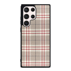 PLAID BROWN 2 Samsung Galaxy S23 Ultra Case Cover