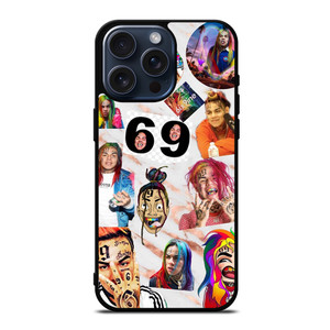 6IX9INE RAPPER COLLAGE iPhone 15 Pro Max Case Cover