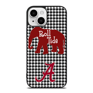 ALABAMA CRIMSON TIDE HOUNDSTOOTH iPhone 13 Mini Case Cover ALABAMA CRIMSON TIDE HOUNDSTOOTH iPhone 13 Mini Case Cover