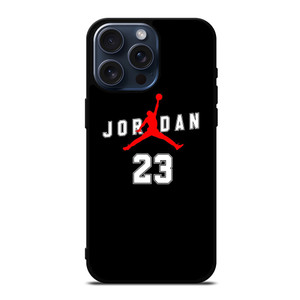 AIR JORDAN BLACK iPhone 15 Pro Max Case Cover