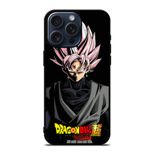 BLACK GOKU DRAGON BALL 2 iPhone 15 Pro Max Case Cover