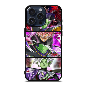 BLACK GOKU X ZAMASU DRAGON BALL iPhone 15 Pro Max Case Cover