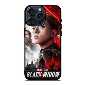 BLACK WIDOW MARVEL SUPERHERO iPhone 15 Pro Max Case Cover