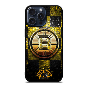 BOSTON BRUINS GOLD LOGO iPhone 15 Pro Max Case Cover