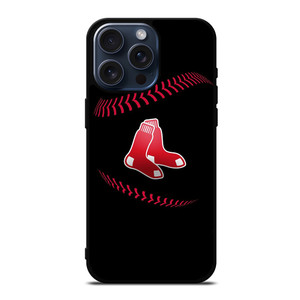 BOSTON RED SOX BLACK LOGO iPhone 15 Pro Max Case Cover BOSTON RED SOX BLACK LOGO iPhone 15 Pro Max Case Cover