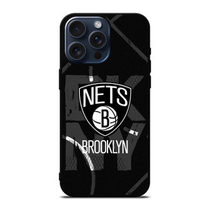 BROOKLYN NETS NBA TEAM LOGO iPhone 15 Pro Max Case Cover