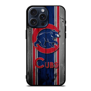 CHICAGO CUBS WOODEN LOGO iPhone 15 Pro Max Case Cover