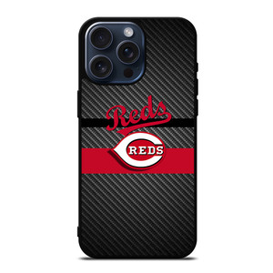 CINCINNATI REDS CARBON iPhone 15 Pro Max Case Cover CINCINNATI REDS CARBON iPhone 15 Pro Max Case Cover