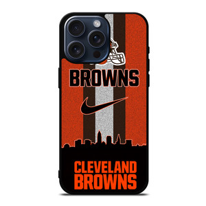 CLEVELAND BROWNS LOGO iPhone 15 Pro Max Case Cover CLEVELAND BROWNS LOGO iPhone 15 Pro Max Case Cover