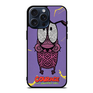COURAGE THE COWARDLY DOG FEAR iPhone 15 Pro Max Case Cover COURAGE THE COWARDLY DOG FEAR iPhone 15 Pro Max Case Cover