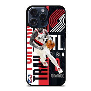 DAMIAN LILLARD TRAIL BLAZERS iPhone 15 Pro Max Case Cover
