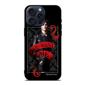 DAMON SALVATORE VAMPIRE DIARIES iPhone 15 Pro Max Case Cover