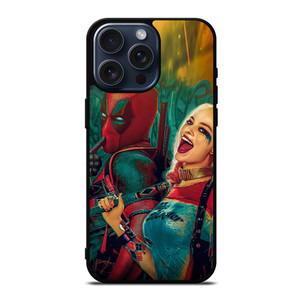 DEADPOOL HARLEY QUINN 1 iPhone 15 Pro Max Case Cover