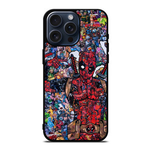 DEADPOOL TEAM COLLAGE iPhone 15 Pro Max Case Cover