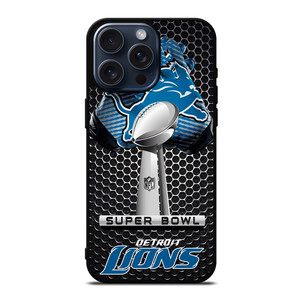 DETROIT LIONS SUPER BOWL iPhone 15 Pro Max Case Cover